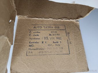 Originální krabice od staré hračky Tatra 613 ites - 11