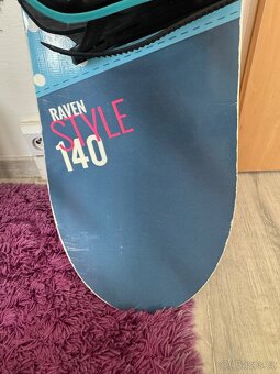 Snowboard Raven s vázáním Gravity 140 cm - 11
