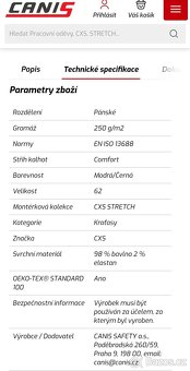 CXS stretch kraťasy modré - 11