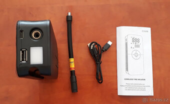 Přenosný bateriový digitální kompresor - 11
