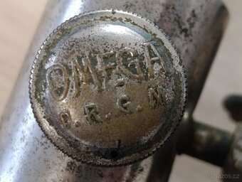 Velmi stará menší lihová žehlička OMEGA do sbírky, k dekorac - 11