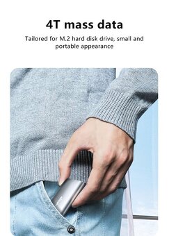 Externí box SSD NVMe M2 10 Gbps USB Typ C 3.1 - 11