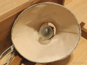 Lampa s poličkou nebo polička s lampou retro 200,- Kč - 11