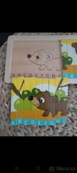 Puzzle a naučné dřevěné hračky - 11