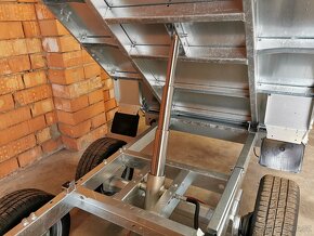 přívěsný vozík – elektrohydraulický sklápěč, 2500 kg - 11