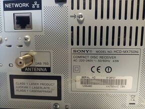 SONY HCD-NX750Ni,  FM-DAB-CD-USB - 11