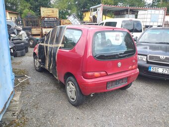 Fiat Seicento 1.1i, 40kW r.v 2000, ....celé nebo díly - 11