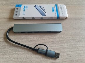 USB / USB-C huby k připojení PC / Macbook / mobil / tablet - 11