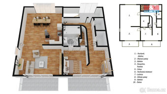Prodej bytu 3+kk, 160 m², Praha, ul. Spinozova - 11