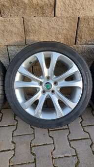 Alu kola 5x112 r17 Trifid originál Škoda Superb II zimní pne - 11