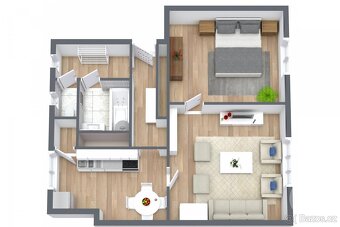 Pronájem nevybaveného bytu 2+1, ul. Heřmanická - 11