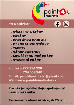 Malířství/natěračství - Paint4Umalířství - 11
