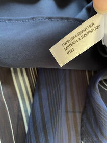 Letní tmavě modré proužkované midi šaty Ralph Lauren L - 11
