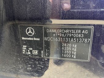 Mercedes ML 270 CDI W163 havarované - 11