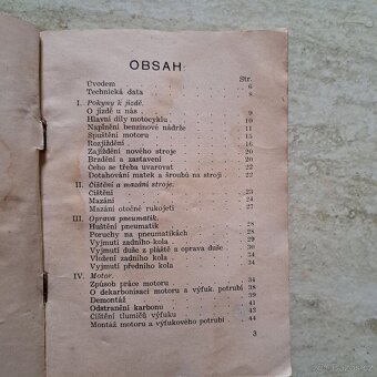 Príručka Jawa 250 Špeciál FJ Předválečna - 11