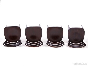 Celodřevěné jídelní židle po renovaci. 4ks - 11