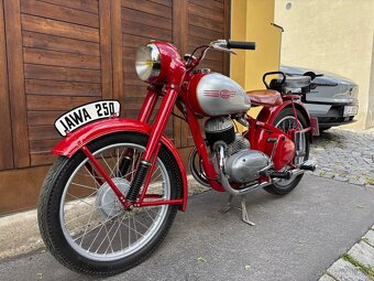 JAWA 250 Pérák typ 11 rok 1949 s doklady a STK - 11