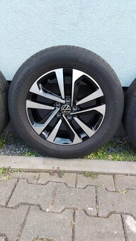 Alu kola originál 5x100 r15 vw Polo letní pneu - 11