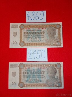 Terezín, Bony z Tuzexu a Slovenské bankovky atd. - 11