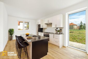 Prodej novostavby rodinného domu 4+kk (130 m2)  na pozemku 5 - 11
