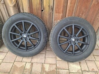 Zimní sada Alu Brock RS32 17/5x114.3 - pneu Hankook nové - 11