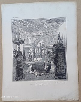 Originální litografické listy z „Der Architekt“ (1895 - 11