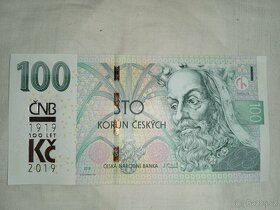 Bankovky 1000, 100 a 6 ks 20 korun - každá jiná - 30 výročí - 11