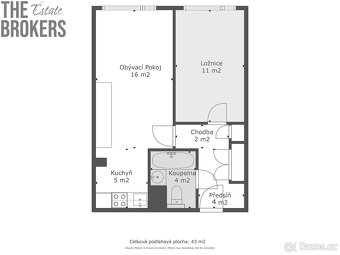Prodej bytu 2+kk, 52 m2, Štíchova, Praha, Háje - 11