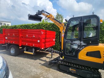 bagr, minibagr, motor Kubota - 11