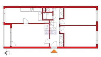 Byt 3+1/L s garáží, 78m2, Praha 8, u metra Ládví, cihla, OV - 11