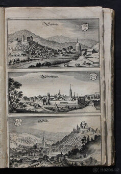 MERIAN, TOPOGRAFIE SVÉV, ŠVÁBSKO, BÁDENSKO-WÜRTEMBERSKÉ, MĚD - 11