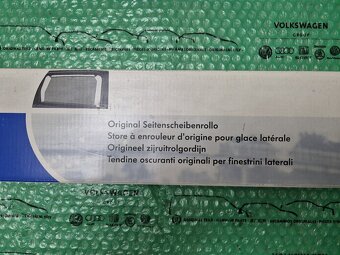 sluneční roletky zadních bočních oken VW Golf limousine od 2 - 11