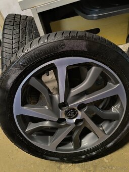 ALU kola Toyota Yaris 4x100 R16 Originál,zimní pneu6mm+TPMS - 11