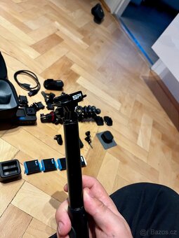 GoPro hero 10 black + max lens mod + příslušenství - 11