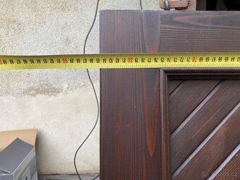 Dveře bílé, hnědé, včetně klik, více kusů- 90,80,70,60 - 11