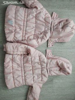 Dívčí zimní bunda (vel. 110 + 116), dvojčata - 11