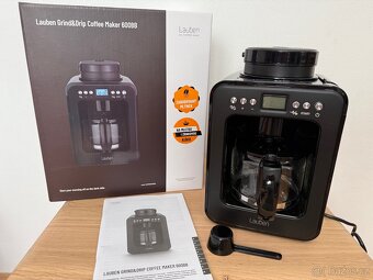 Lauben nový kávovar s mlýnkem 600BB černý - 11