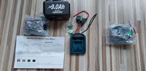 Adaptéry s vypínačem a pojistkou,pro Aku baterii Makita 18V - 11
