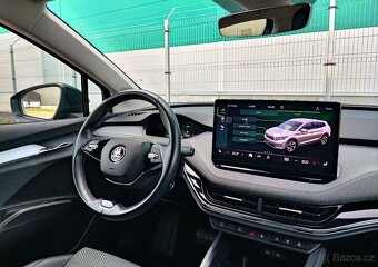 ŠKODA ENYAQ IV 60 132KW, 2021, KAMERA, TAŽNÉ, STK, 1.M, DPH - 11