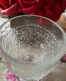 Cibulák sklo (od P.Pánka) retro Cechoslovakia 6+6+6 - 11