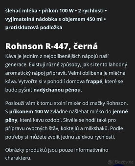 Napeňovač mléka - 11