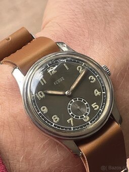 Vojenske hodinky Flore / cerny ciselnik - 11