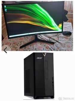 PC Acer Aspire 1660 TC + Monitor Samsung - 11