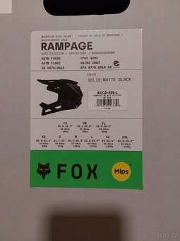 Integrální helma - FOX Rampage MT Black vel. L - 11