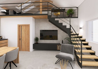 Prodej bytu 3+KK loft 78,6 m², parkovací stání, Švábenice - 11