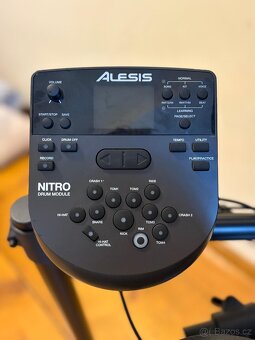 Alesis Nitro Mesh Kit Bundle+Milenium DM-30 E-Drum Monitor - 11