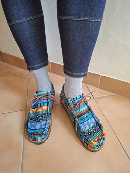 Mokasíny design patchwork č. 40 (fakticky 39) - 11