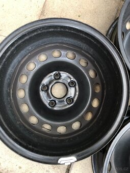 Prodám plechové disky 6J 5x112 ET47 (koncern VW) - 11