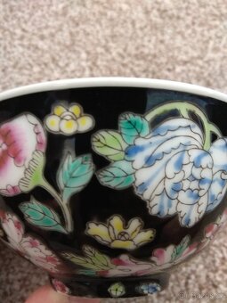 Nová sada z čínského porcelánu - vzor květin - 11