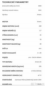 SNĚHOVÁ FRÉZA ARIENS COMPACT 20 E nepoužitá - 11
